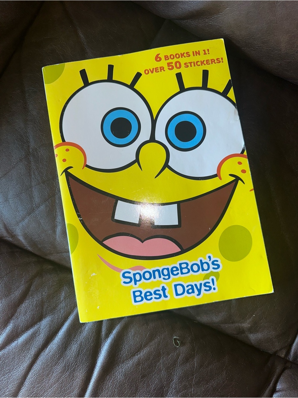 Vintage Spongebob's Best Days! 6 books in 1 Coloring & Activity Book no stickers